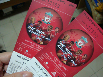 I'm off to the Kop! (well, sort of)
